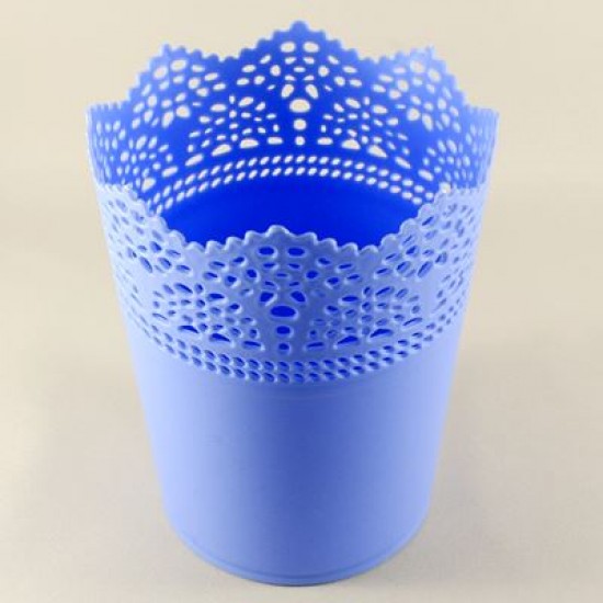 Mavi Yuvarlak Plastik Sunum Kovası