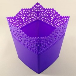 Mor Kare Plastik Sunum Kovası