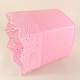 Pembe Kare Plastik Sunum Kovası