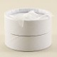 Beyaz Yuvarlak Şeker Ve Yüzük Kutusu 5.5x3.5 cm