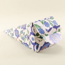 Mevlüt Külahı Karışık Çiçek Desenli 17x6 cm 10 Adet