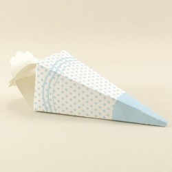 Mevlüt Külahı Mavi Puantiyeli 11x4 cm 10 Adet