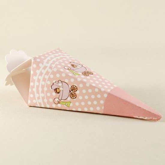 Mevlüt Külahı Pembe Bebek Puseti Resimli 11x4 cm 10 Adet