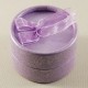 Mor Yuvarlak Şeker Ve Yüzük Kutusu 5.5x3.5 cm