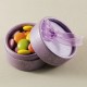 Mor Yuvarlak Şeker Ve Yüzük Kutusu 5.5x3.5 cm