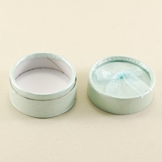 Su Yeşili Yuvarlak Şeker Ve Yüzük Kutusu 5.5x3.5 cm