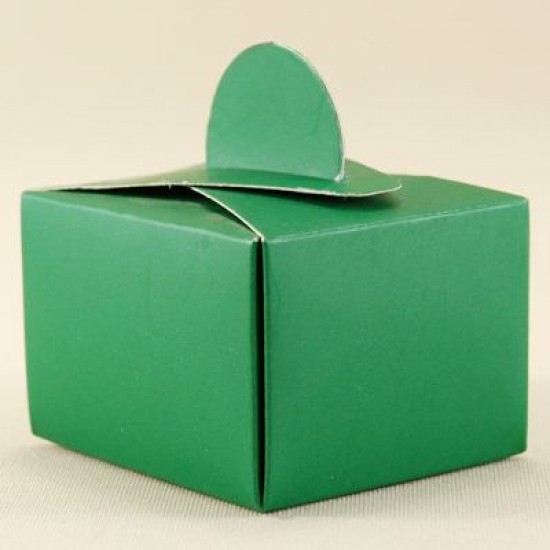 Yeşil Karton Lokum Kutusu 5x4.5x3 Cm