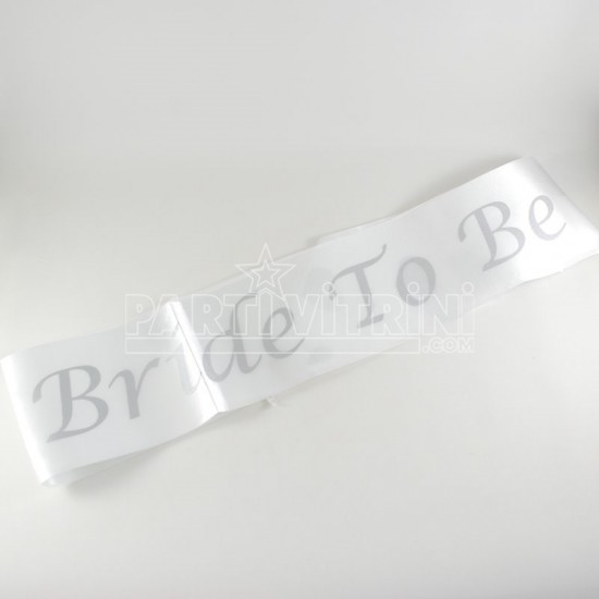 Bride To Be Beyaz Bekarlığa Veda Kuşak