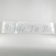 Bride To Be Beyaz Bekarlığa Veda Kuşak