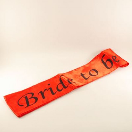 Bride To Be Kırmızı Bekarlığa Veda Kuşak