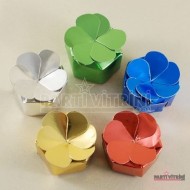 Altıgen Çiçek Figürlü Kutu Kına Paketi 100 Adet