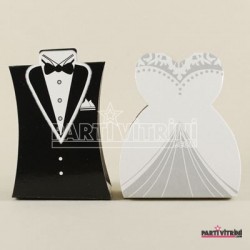 Gelinlik Ve Damatlık Kutu Kına Paketi 50 Adet