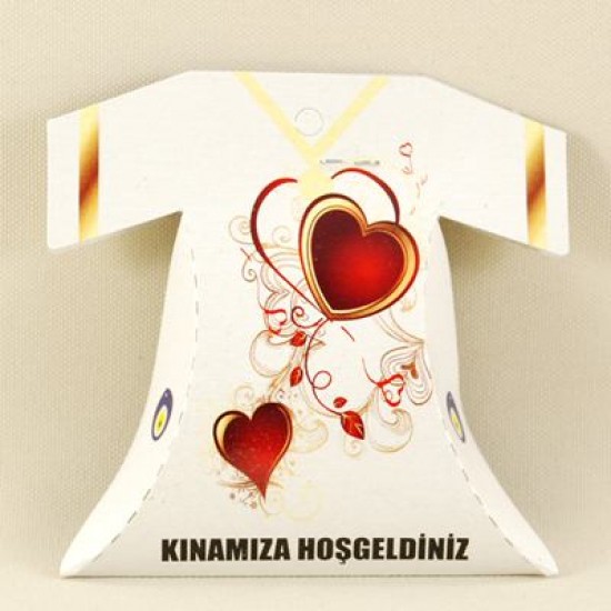 Kaftan Figürlü Kutu Kına Paketi 100 Adet