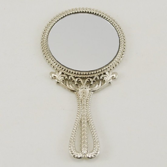 Metalik Renk Küçük Süs Metal Ayna 10x5 Cm