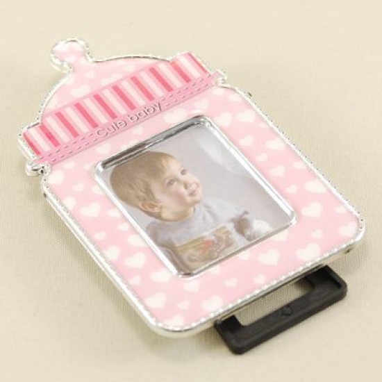 Biberon Figürlü Magnetli Pembe Fotoğraf Çerçevesi