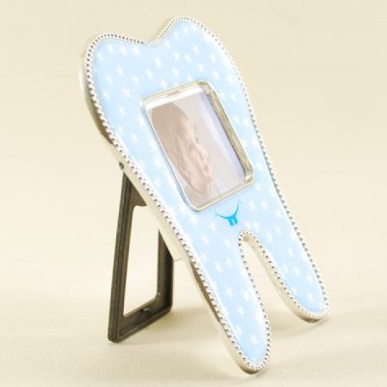 Diş Şeklinde Magnetli Mavi Fotoğraf Çerçevesi