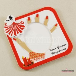 Kına Geceme Hoşgeldiniz Magnetli Fotoğraf Çerçevesi