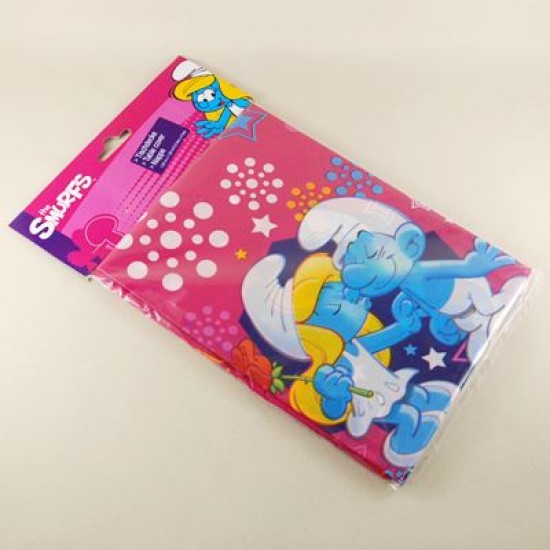 Şirine Temalı Pembe Şirinler Orjinal Lisanslı Parti Masa Örtüsü