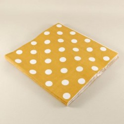 Altın Beyaz Puantiyeli Peçete