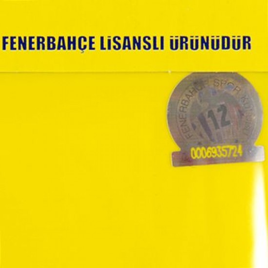 Fenerbahçe Temalı Sarı Lacivert Lisanslı Parti Masa Örtüsü