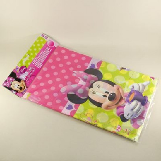 Minnie Mouse Merhaba Temalı Lisanslı Parti Masa Örtüsü