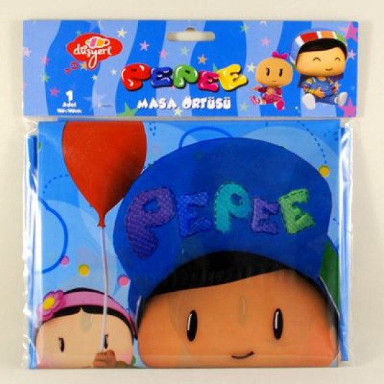 Pepee Resimli Lisanslı Parti Masa Örtüsü