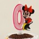 Pembe Üç Boyutlu Minnie Mouse Mumu 0 Rakamlı