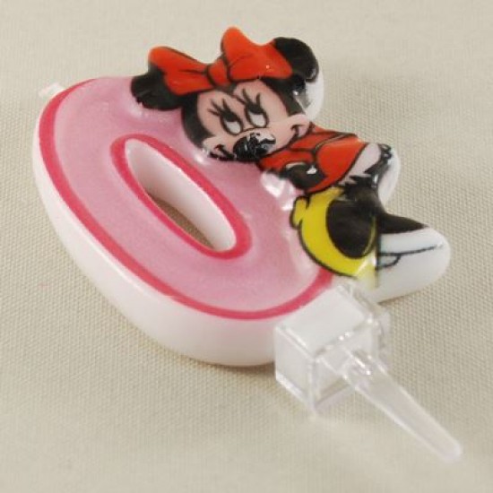 Pembe Üç Boyutlu Minnie Mouse Mumu 0 Rakamlı
