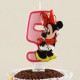 Pembe Üç Boyutlu Minnie Mouse Mumu 5 Rakamlı