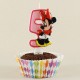 Pembe Üç Boyutlu Minnie Mouse Mumu 5 Rakamlı