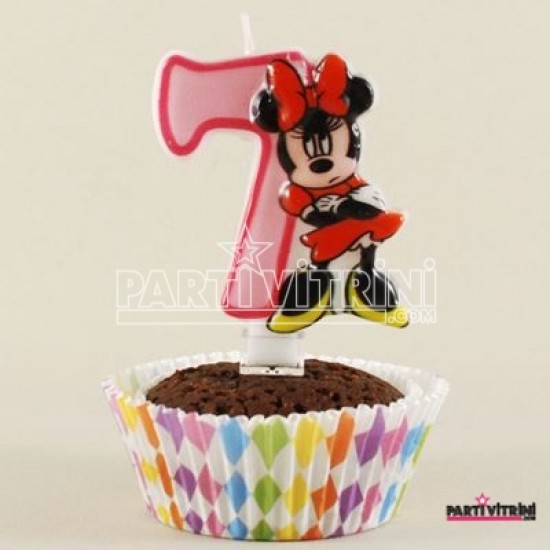 Pembe Üç Boyutlu Minnie Mouse Mumu 7 Rakamlı