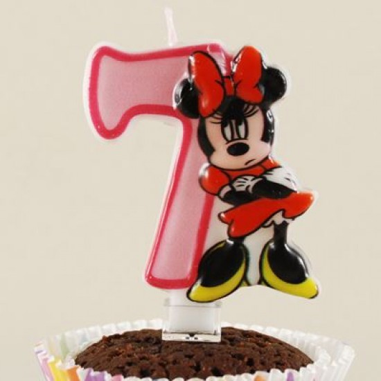 Pembe Üç Boyutlu Minnie Mouse Mumu 7 Rakamlı