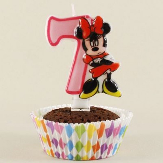 Pembe Üç Boyutlu Minnie Mouse Mumu 7 Rakamlı