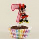 Pembe Üç Boyutlu Minnie Mouse Mumu 7 Rakamlı