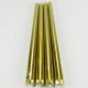 Gold (Altın) Renk Şamdan Mumu 4 Adet 24 Cm