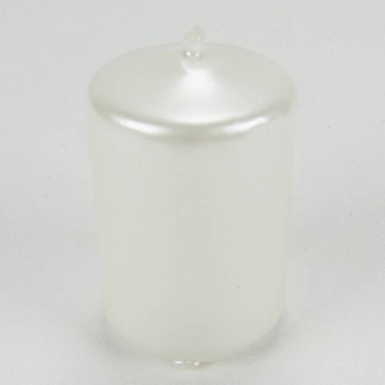 Şeker Beyaz Mini Boy Dekoratif Mumlar 4 Adet