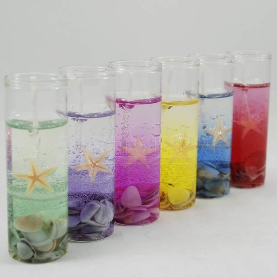 Deniz Temalı Jel Mum Seti 12 Adet