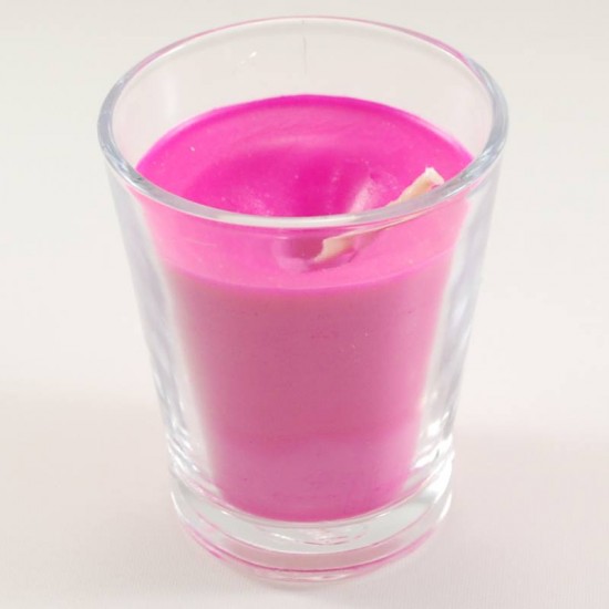 Osmanlı Motif Kapaklı Bardak Mum Pembe Renk