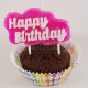 Happy Birthday Pembe Renkli Parti Mumu