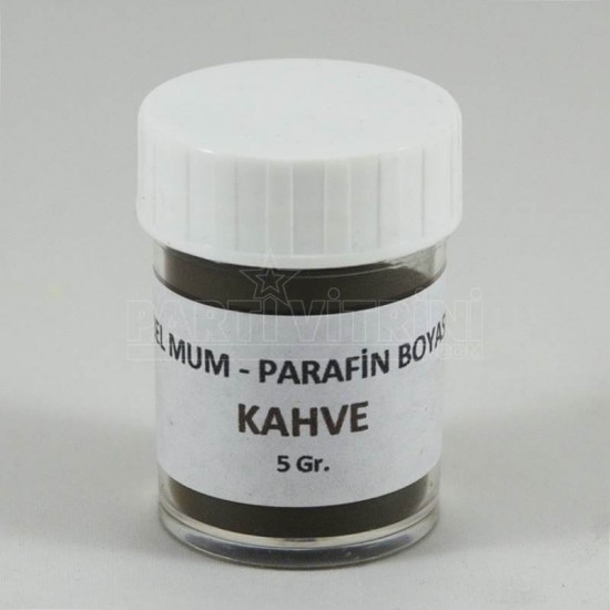 Kahverengi Jel Mum Ve Parafin Toz Boyası 5 Gr