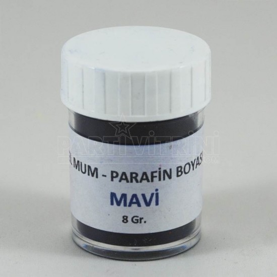 Mavi Renk Jel Mum Ve Parafin Toz Boyası 5 Gr