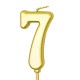 7 Yedi Rakamlı Gold Mum7 Cm