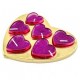 Tea Light Simli Kalp Kutulu Mum 6 Adet