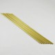 Gold (Altın) Renk Uzun Mum Seti 8 Adet 35 Cm