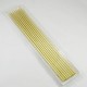 Gold (Altın) Renk Uzun Mum Seti 8 Adet 35 Cm
