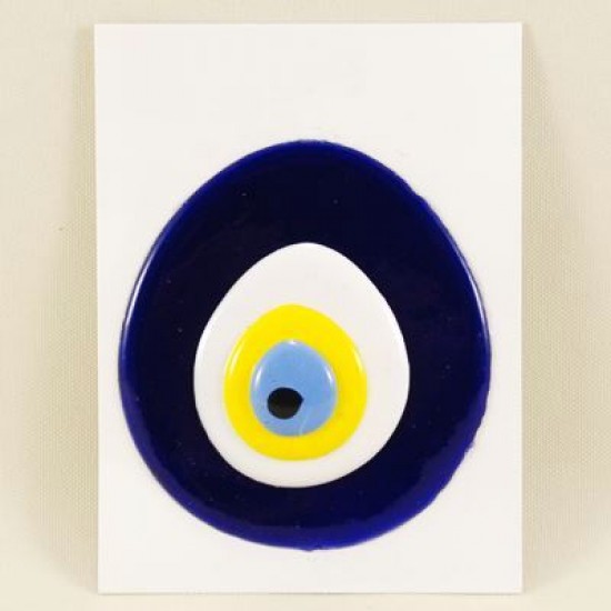 Nazar Boncuğu Silikon Sticker 10cm X 11.2 cm No2