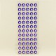 Nazar Boncuğu Sticker 59 Adet 1 cm X 1.1 cm