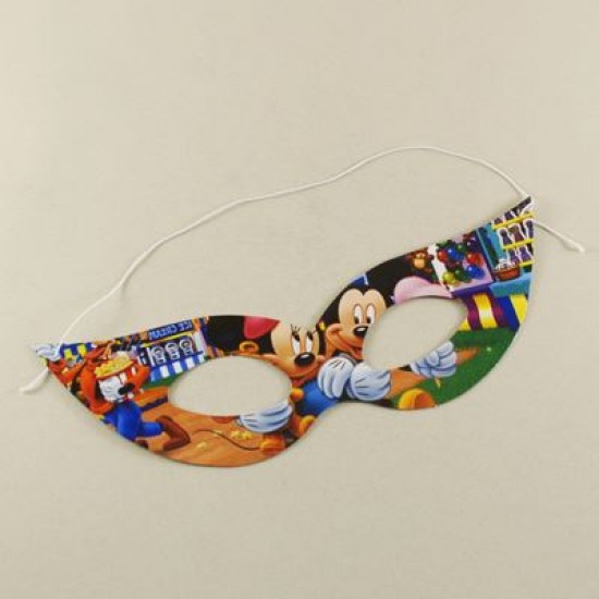 Mickey - Minnie Doğum Günü Karton Şapka Ve Maske Seti