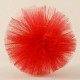 Kırmızı Küçük Boy Tül Ponpon
