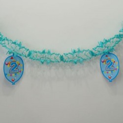 2 Yaş Mavi Kapı Ve Tavan Süsü